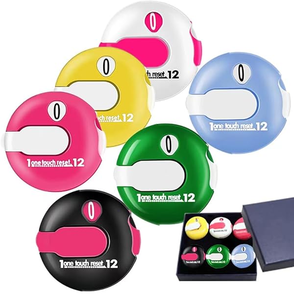 Posma SC060A ゴルフスコアカウンターセット 6種類あり Posmaフランネルバッグ Set of 6 Score Caddy Stroke Counter Collection include One-To mxn26g8 Maxfli Score Caddy-MX367 - The GolfWorks